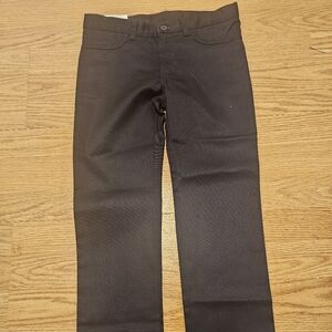 Girls Stretch Navy Blue Uniform Pants Size 8 New With Tags